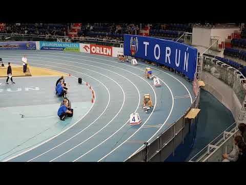 63 halowe mistrzostwa polski Toruń 4x200m kobiet bieg nr 2