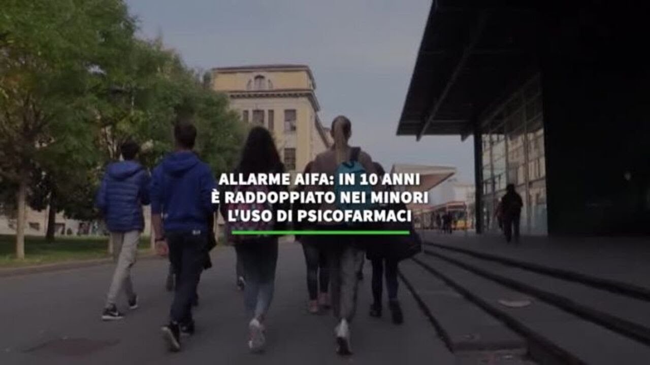 In 10 anni e' raddoppiato nei minori l'uso di psicofarmaci