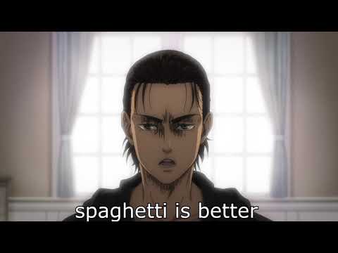Eren Theme Misheard Lyrics but with Video