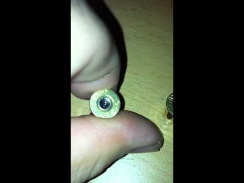 9mm/.380 R Blank Munition zündhütchen rausgebrochen