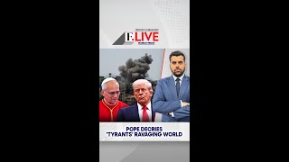 Trump Vs Pope Clash Escalates As Pope Leo Blasts 'Tyrants' Amid Iran Conflict | Firstpost Live