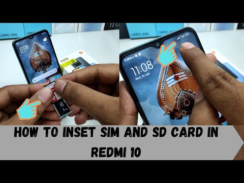 How to insert Sim And SD card in REDMI 10| Redmi 10: How to Insert SIM & SD Card