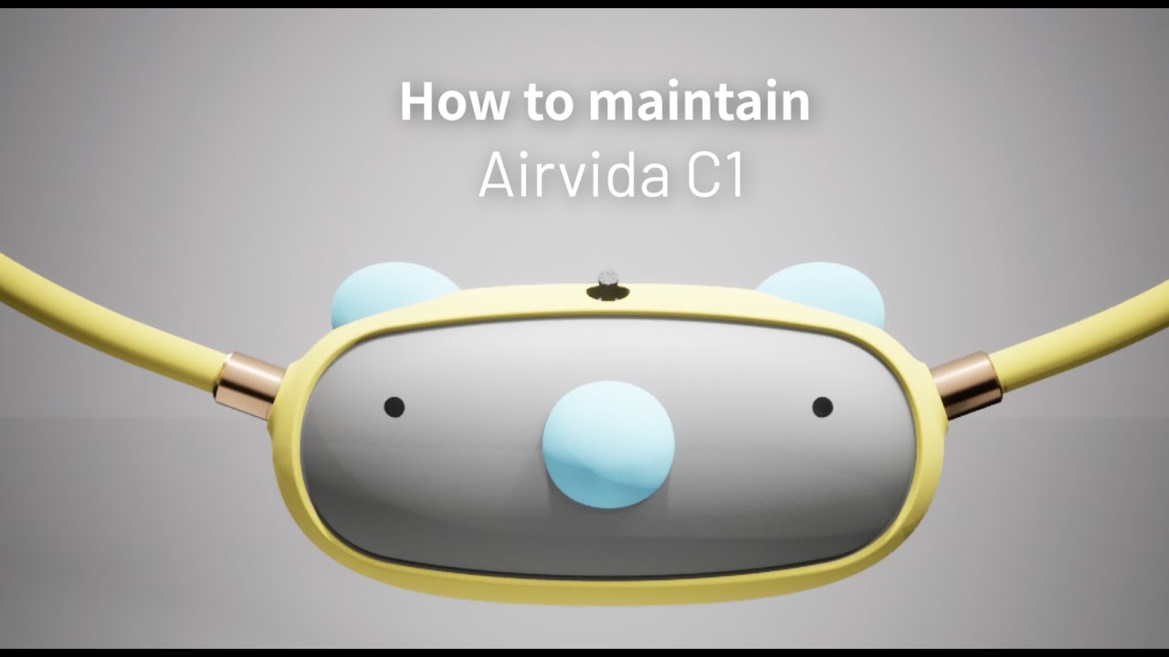 ible Tragbarer Luftreiniger Airvida C1 Kükengelb ible Tragbarer Luftreiniger Airvida C1 Kükengelb