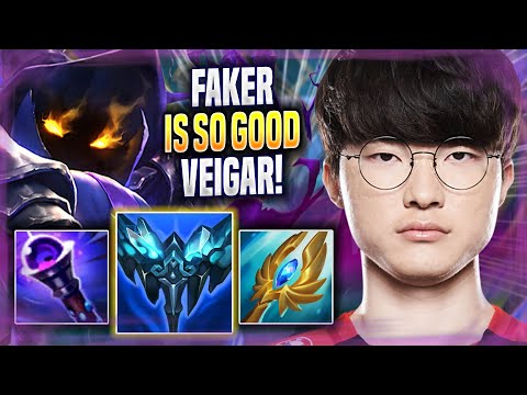 FAKER IS SO GOOD WITH VEIGAR! - T1 Faker Plays Veigar MID vs Ryze! | Season 2022