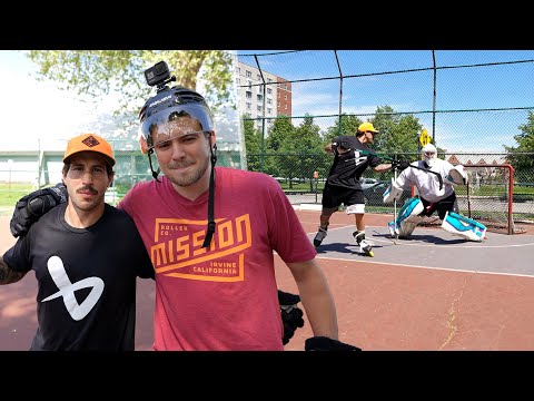 HOCKEY SHOOTOUT CHALLENGE?! *NASHER VS. SWAGGY P*