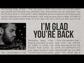 Ali Gatie - Welcome Back feat. Alessia Cara (Official Lyric Video)