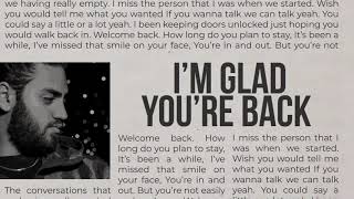 Ali Gatie - Welcome Back feat. Alessia Cara (Official Lyric Video)