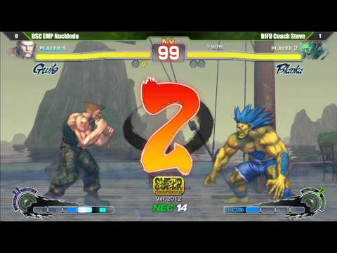 SSF4 AE2012 Top 8 DSC EMP Nuckledu vs BIFU Coach Steve - Northeast Championships 14