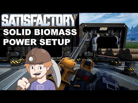 Solid Biomass Power Setup - Satisfactory Tutorial