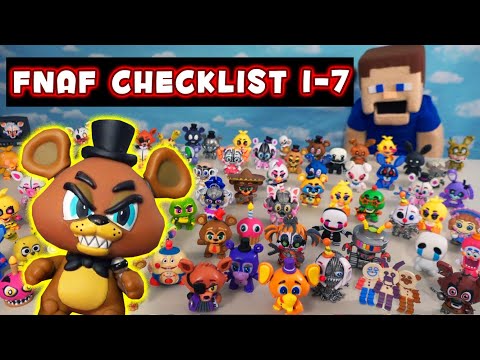 FNAF FUNKO Mystery Minis Toys Complete Figures Checklist Series 1-7 Five Nights at Freddy's