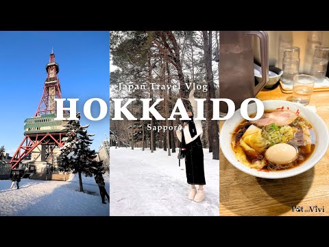 Winter trip in Hokkaido Ep 3 l Food Tour Sapporo🍣🍱🥘🍜🍮🍻☕️🍤 l Japan Travel Vlog l Day 5-9