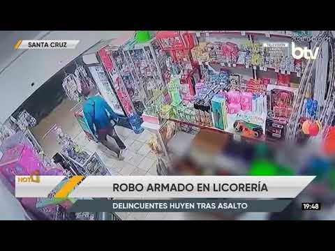 Santa Cruz: Asaltan minisúper en la avenida Paraguá y se llevan más de Bs 2.500