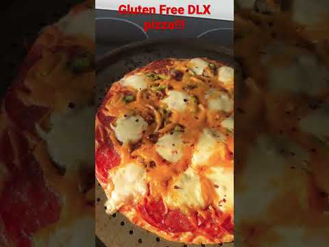 Costco Gluten Free pizza made right mmmm.
