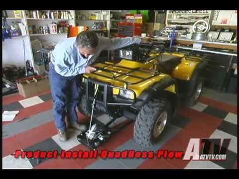 ATV Television - QuadBoss ATV Plow Installation