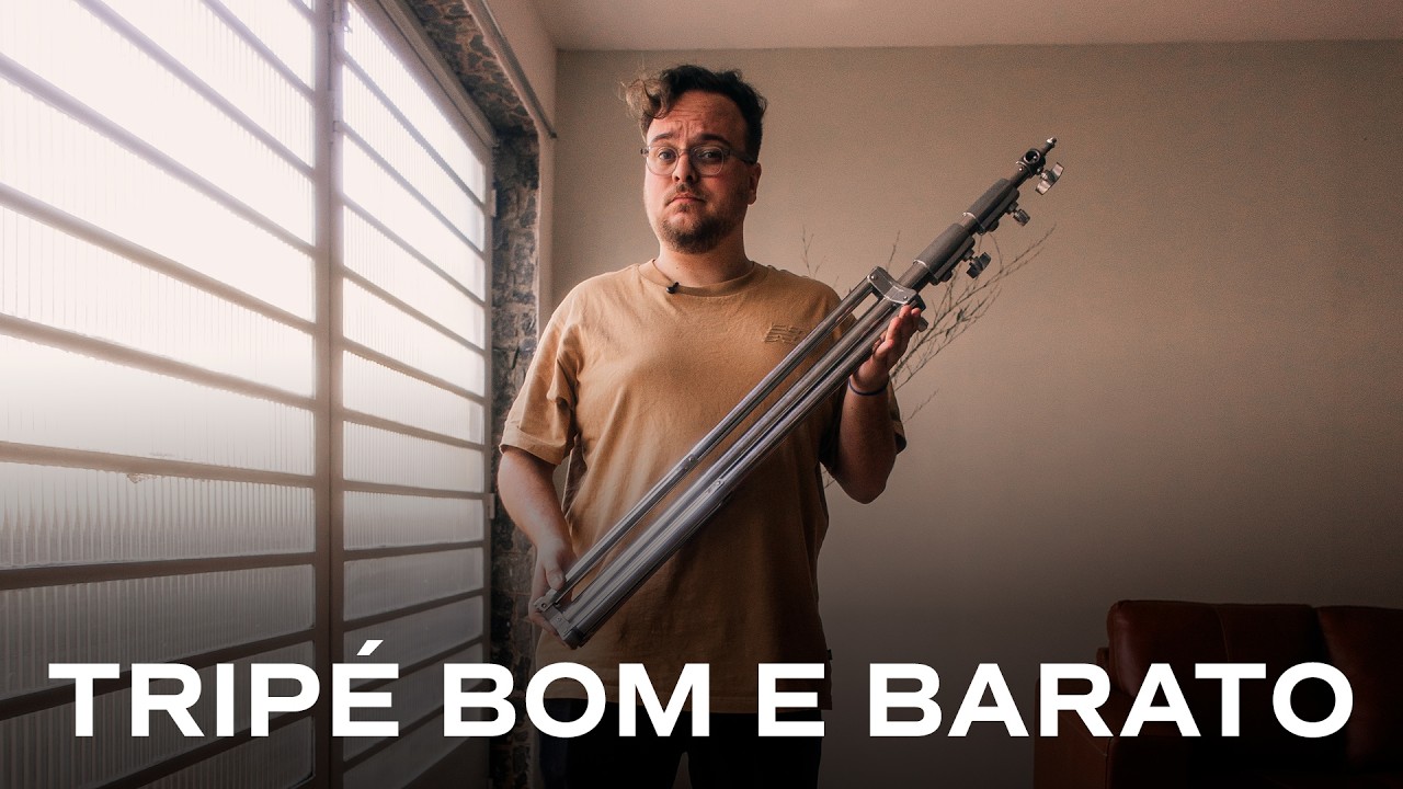 TRIPÉ CUSTO BENEFÍCIO PARA ILUMINAÇÃO!