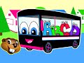 The Wheels On The Bus Black Bus Version Nursery Rhymes Kids Learning Songs Childrens Video