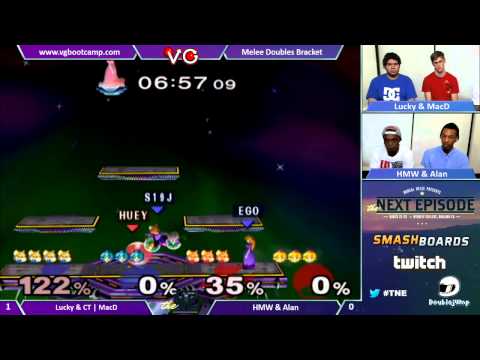 TNE - Lucky & CT | MacD Vs. Alan & HMW - SSBM Doubles - Smash Bros. Melee