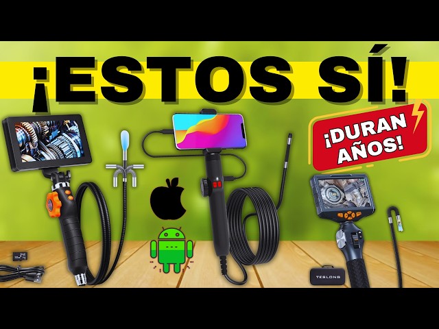 Vídeo relacionado con Endoscopio Camara de Inspeccion 5,5 mm, 1920P HD Cámara Endoscópica 5M con 8 Luces LED, Endoscopio para Movil con imán Gancho Espejo, Impermeable IP67 Camara Inspeccion Tuberias para Tableta Android
