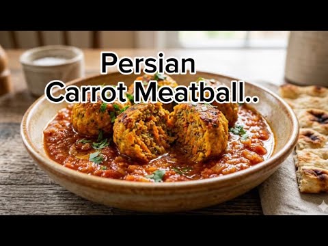 Carrot Meatballs (Persian Kofte Havij)