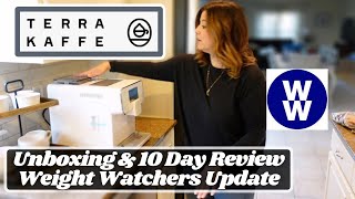 Terra Kaffe Automatic Espresso Machine Unboxing & 10 Day Review WW Update Vlog
