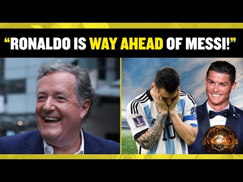 Piers Morgan ARGUES why Portugal's Cristiano Ronaldo is GREATER than Argentina's Lionel Messi 😠🔥