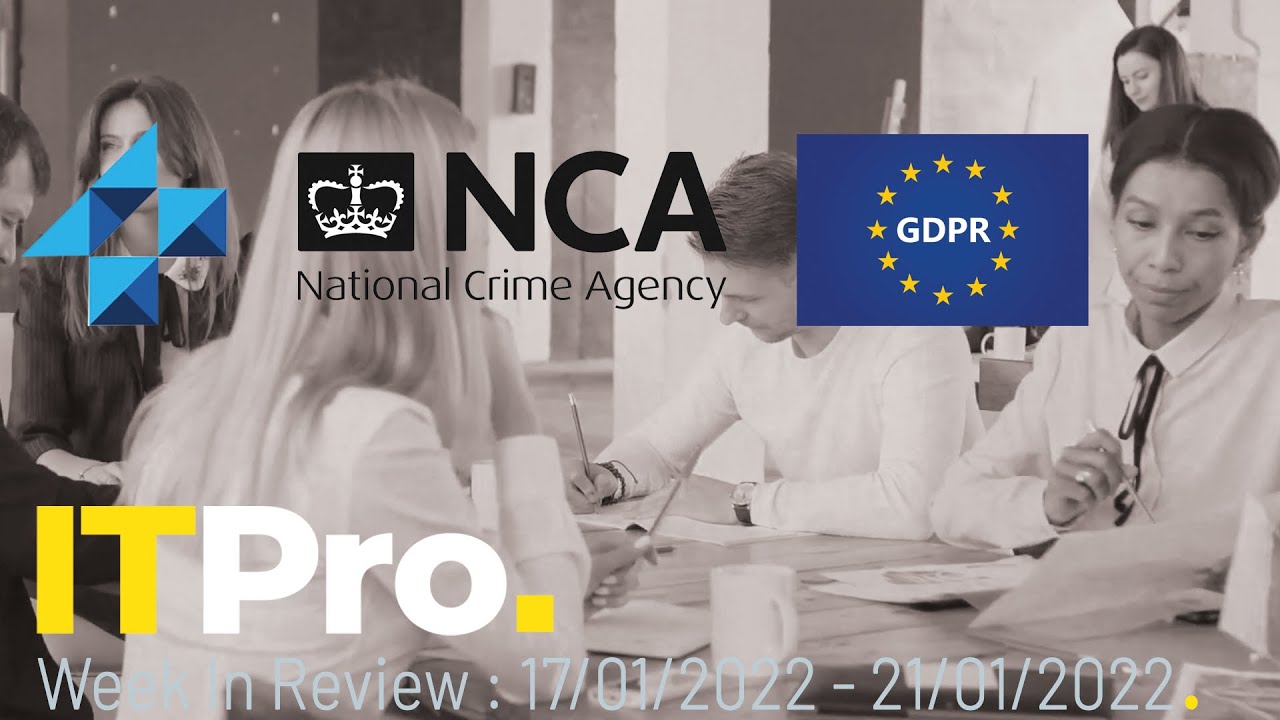 ITPro News In Review: UK 4 Day Working week, cyber crime in schools, EU GDPR fines of â‚¬1B - YouTube