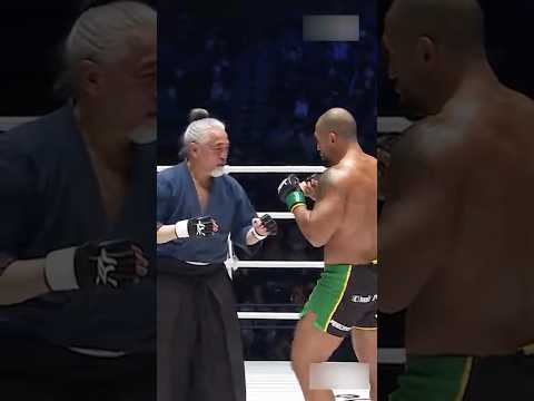 【実力差は歴然だが諦めない男】老武術家 vs 総合格闘家 #異種格闘技戦 #mma  #aikido