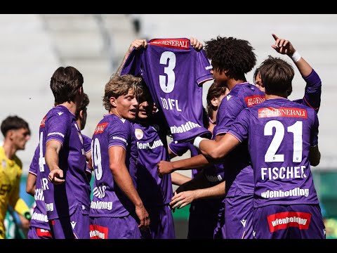 Goals, highlights, interviews: The Young Violets' derby victory in Hütteldorf (08/2025) #faklive