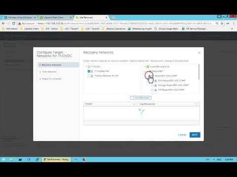 VMware vCloud Availability 2.0.1 : tenant configurations