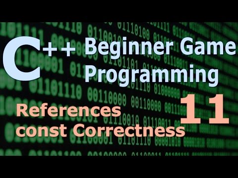 Beginner C Game Programming DirectX References const Correctness Tutorial 11