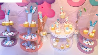 $2 Dollar cupcake stand Dollar tree DIY