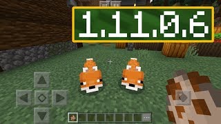 ВЫШЕЛ НОВЫЙ MINECRAFT PE 1.11.0.6! ДОБАВИЛИ ЛИСИЦ!