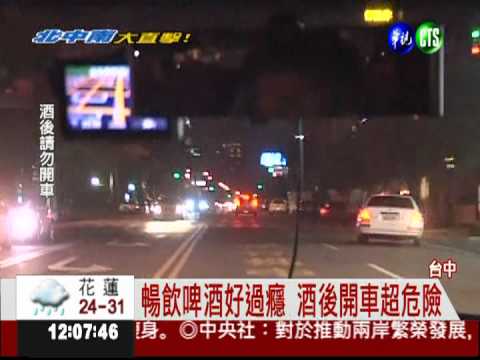 直擊酒駕橫衝直撞 遇臨檢跪求饒