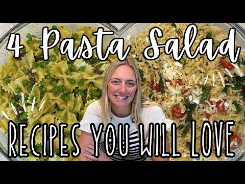 4 Easy Summer Pasta Salads That Will Impress Everyone! | Molly Purcell | Molly Makes it Easy