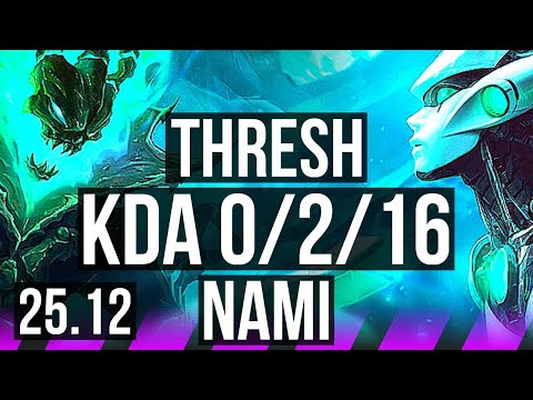 THRESH & Jinx vs NAMI & Ezreal (SUP) | EUW Master | 25.12