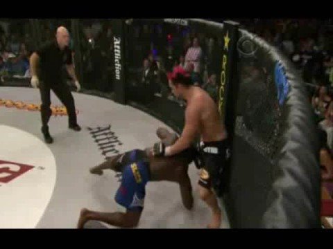 Kimbo Slice vs Seth Petruzelli *SLOW MOTION* Knockout