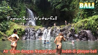 Download lagu Taman Sari Waterfall‼️keindahan Air terjun dengan Natural pool di Gianyar Bali mp3