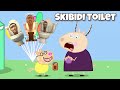 Skibidi Toilet Balloon For Peppa Pig TRY NOT TO LAUGH