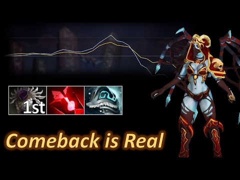 Queen of Pain QOP Mid Blade Mail Build Comeback | Dota2 New Meta Highlights