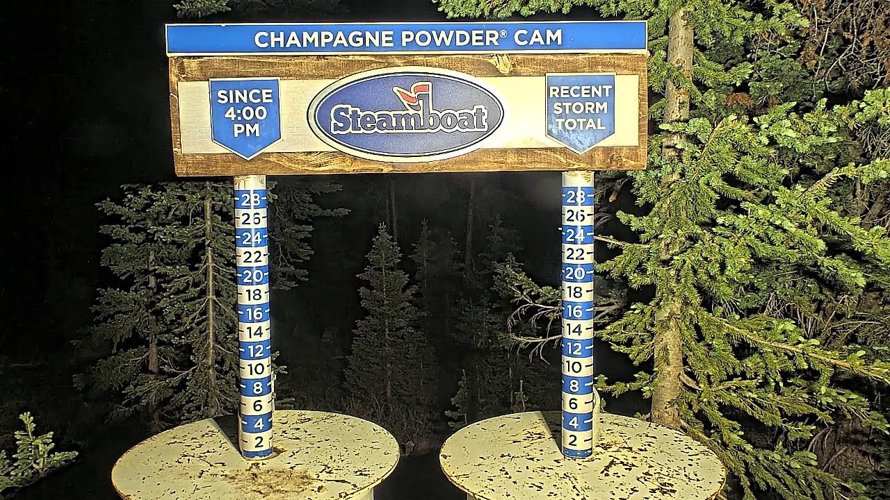 Live webcam view of Champagne Powder Snow Stake Cam