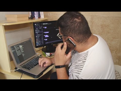 Trabalhadores se adaptam a rotina do home office