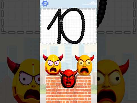 Draw to Smash 6-7-8-9-10 #shorts #drawtosmash #gamingshorts #asmr #youtubeshorts #numbers