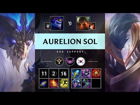 Aurelion Sol Support vs Nautilus - KR Master Patch 25.11