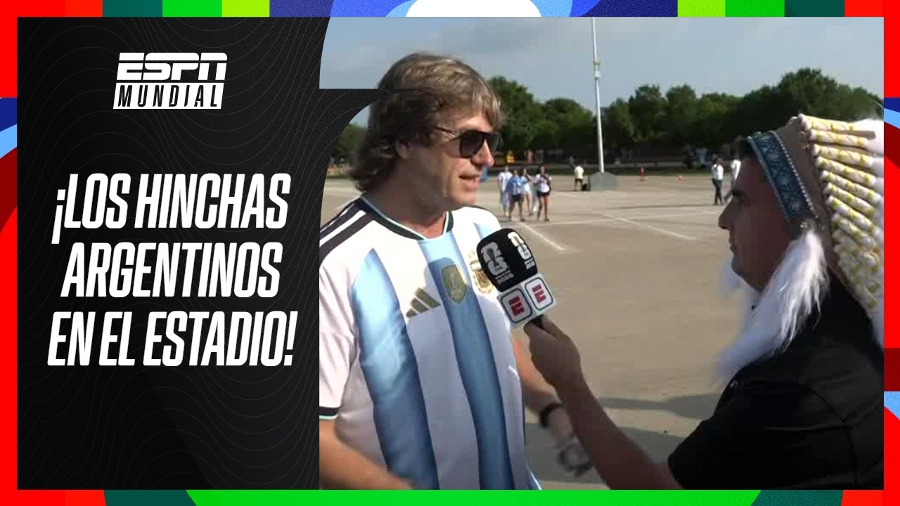 ¡LA PREVIA DE ARGENTINA vs AUSTRIA CON LOS HINCHAS! | ⚡ #ESPNMundial
