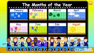 "Months of the Year" a Starfall™ Movie from Starfall.com