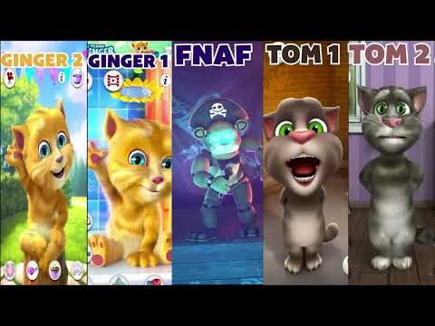 FOXY and FNAF gang singing Sea Shanty PC Edition - 4k