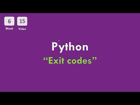 6 15 Cs50x In Arabic Python Exit Code