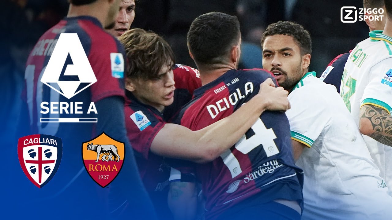 HET BARST HELEMAAL LOS IN VURIGE SLOTFASE!! 🥵🤬 | Cagliari vs Roma | Serie A 2025/26 | Samenvatting
