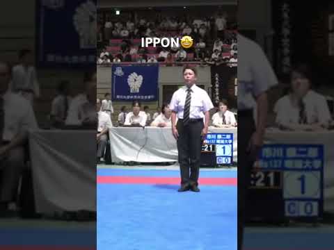 一本！#空手#組手#karate#kumite#ippon#karatejapan#karatedo#空手道#崩し#karateclips