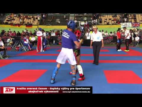 ME cad jun 2015 WAKO   San Sebastian   KL kad  57kg Maruščák SVK vs Or Shamaa ISR